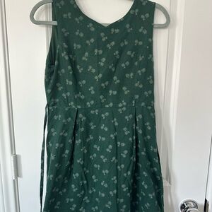 SM Wardrobe v-neck Bicycle Print Dress